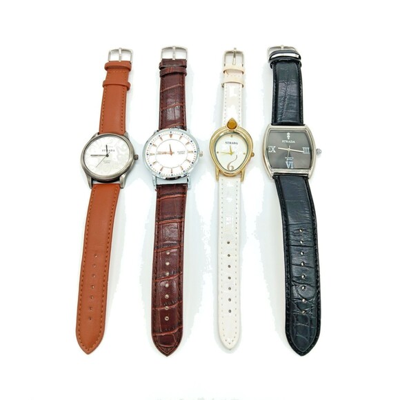 Lot of 4 Strada Japanese Quartz Movement Watches (Non-Working) - Picture 2 of 3